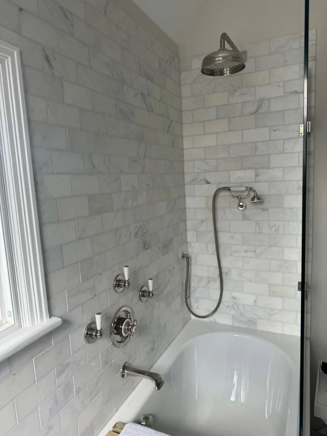 Completed bathroom installation in Hitchin Hertfordshire